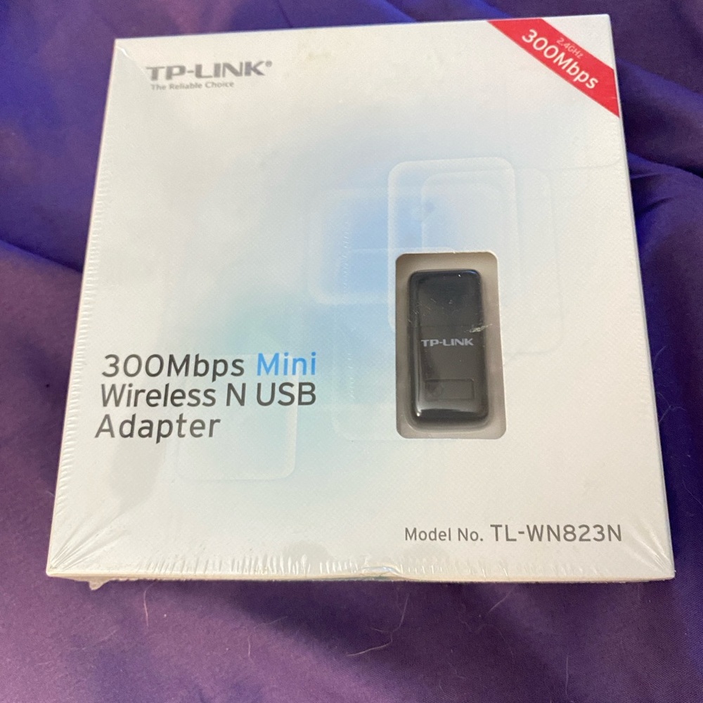 TP-Link Black USB Wi-Fi Adapter 300Mbps
